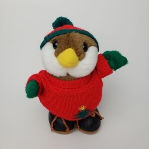 Vintage Christmas bird plush